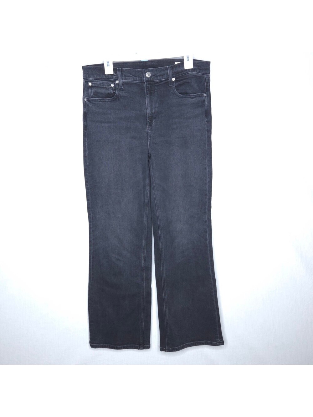 Women’s AYR The Secret Sauce Black Wide Leg Denim Jeans Sz 31 S x 29